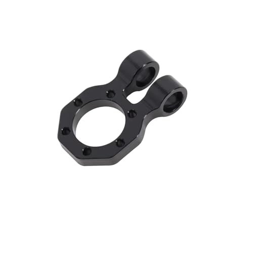 Compatible with SCX10 for PRO for Element for Power for Wagon for Comp DIY Modular Shackle Fits 4.5mm Tube Bumper 1/10 RC Rigs Crawler RC Car Accessories(Black,1PCS) - color: Black, size: 1PCS