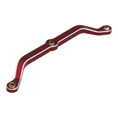 Compatible with C8801 AX-8560 1/18 RC Truck Model Accessory Upgrade Parts Steering Rod Steering Linkage Servo Link RC Car Pull Rod Linkage - color: Red