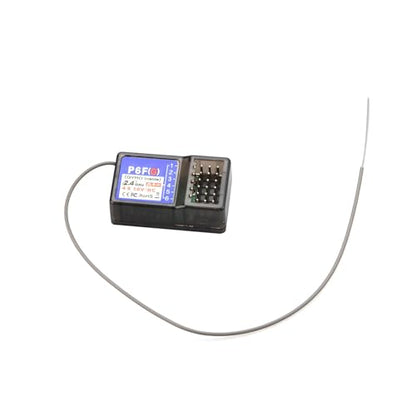 ZEZEFUFU Plastic P6FG Receiver 2.4G 6 Channel Receiver with Gyro for RC X6 Transmitter Remote Controller