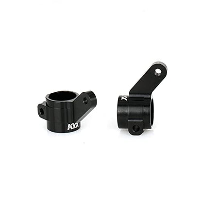 KYX Racing CNC Machined Aluminum Steering Blocks Left & Right Steering Knuckles Upgrades Parts Accessories for RC Crawler Car Traxxas 1/10 Drag Slash 1967 C10