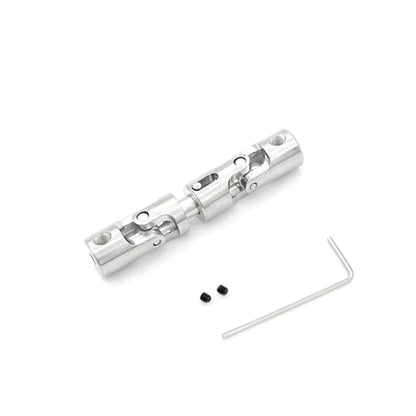 RC Car Transmission Shaft for WPL 1/16 6WD B16 Replacement Transmission Shaft RC Truck Car Universal Joint Shaft Upgrade Parts Metal CVD Drive Shaft Center Shaft(Silver,Size 2) - color: Silver, size: Size 2
