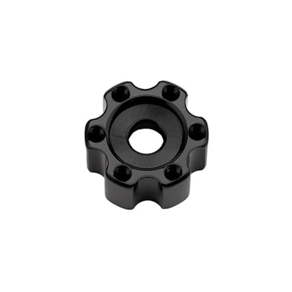 4PCS Aluminum 7mm Wheel Hex Hubs 6MM Extension Adapters for All TCRC Designed 1.0inch 1.3inch Wheel Hubs 1/18 1/24 RC Upgrades,Black - style: 6mm Extension(Black)