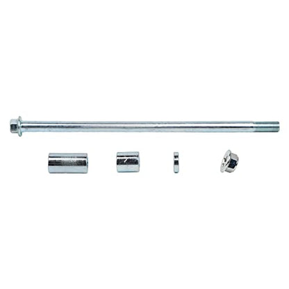 Mokuo 12mm 310mm Front Rear Axle with Bushing 5mm 22mm 38mm Fit for Pit Dirt Bike Moped Scooter QUAD ATV Mini Bike Parts - size: 12-310