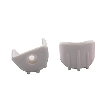 4Pack ShareGoo RC Shock Absorber Cap Protector Guards Anti-Collision Cap Compatible with 1/8 RC Car HSP HPI Axial Traxxas Redcat Racing Monster Truck Buggy (White) - color: White