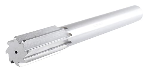 Accusize Industrial Tools 5015-0320 H.S.S. M2 Straight Shank Straight Flute Chucking Reamer, 1-1/4 in | 1-1/4" HSS M2 Straight Shank Straight Flute Chucking Reamer, Flt Len 3", OAL 11-1/2", Right Hand Cut, 10 Flute - size: 1-1/4 in.