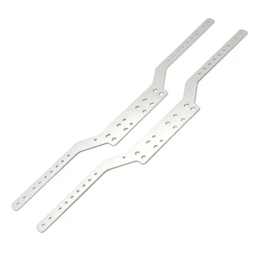 Rc Chassis For MN For MN168 For MN78 1/12 Metal Aluminum Beam Large Girder RC Remote Control Car Parts Accessories Upgrades Replacement(Silver) - color: Silver