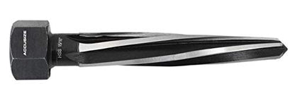 Accusize Industrial Tools Chucking Reamer, 15/16 in, 0523-6045 | HSS Aligning Reamer, 15/16" Dia, 5" Flute, 7" OAL, Hex Shank, Spiral Flute - size: 15/16 inch