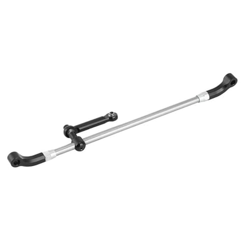 RC Tie Link Rods Compatible with Losi for LMT 1/8 RC Car Truck Upgrade Parts Accessories Aluminum Alloy Steering Linkage Set Link Rod(Black) - color: Black