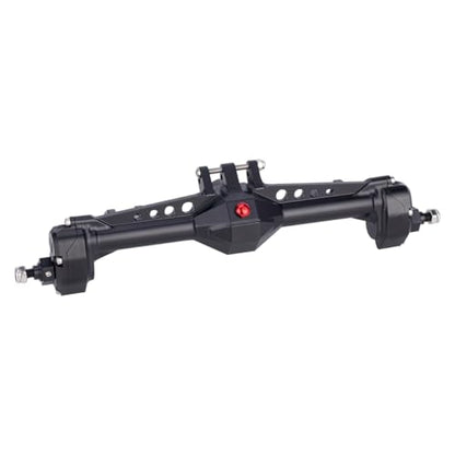 Machined Aluminum Front and Rear Portal Axle for 1/10 RC Crawler Vanquish VS4-10 Phoenix F10 LCG Chassis Upgrade Parts (Black Portal Axles)