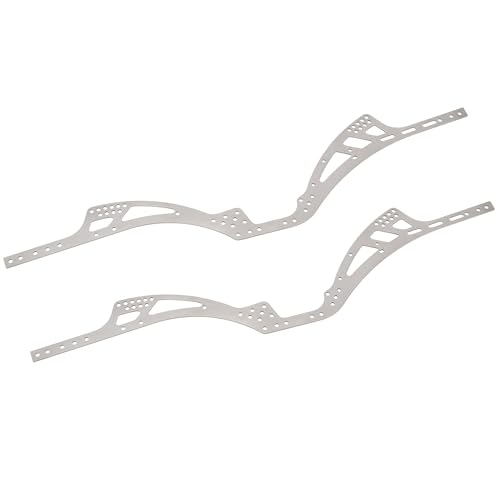 MEUS Racing TC4 Titanium Chassis Frame Rails for MEUS Gold Rush V2 Carbon Fiber LCG Chassis Kit Axial SCX10 SCX10 II Capra 1.9 UTB 1/10 RC Crawle Upgardes