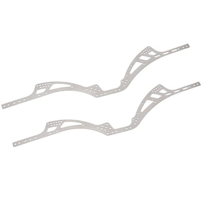 MEUS Racing TC4 Titanium Chassis Frame Rails for MEUS Gold Rush V2 Carbon Fiber LCG Chassis Kit Axial SCX10 SCX10 II Capra 1.9 UTB 1/10 RC Crawle Upgardes