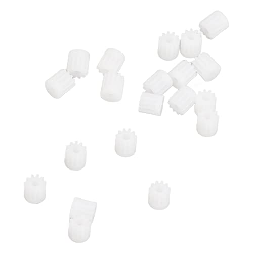 VGEBY RC Motor Plastic Gear,20pcs Plastic Motor Gear 1/24 for SCX24 11T Remote Control Car Replacement Accessories Scx24 Motor Scx24 Motor Gear Scx24 Pinion Gear
