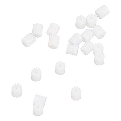 VGEBY RC Motor Plastic Gear,20pcs Plastic Motor Gear 1/24 for SCX24 11T Remote Control Car Replacement Accessories Scx24 Motor Scx24 Motor Gear Scx24 Pinion Gear