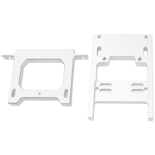 Metal Steering Servo Mount Fixed Bracket & Rear Bumper Trailer Hook Compatible with WPL B1 B14 B16 B24 B36 1/16 RC Car Upgrade Parts