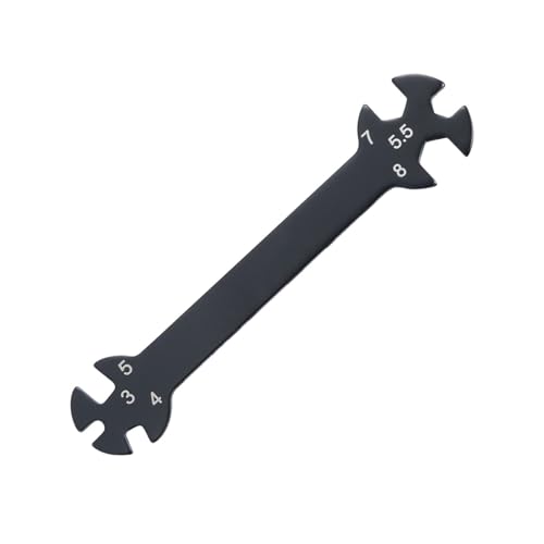DOITOOL Multifunctional Rc Turnbuckle Wrench Tool Rod Adjusting Tool for Rc Cars Black Finish for Precision Repairs and Adjustments