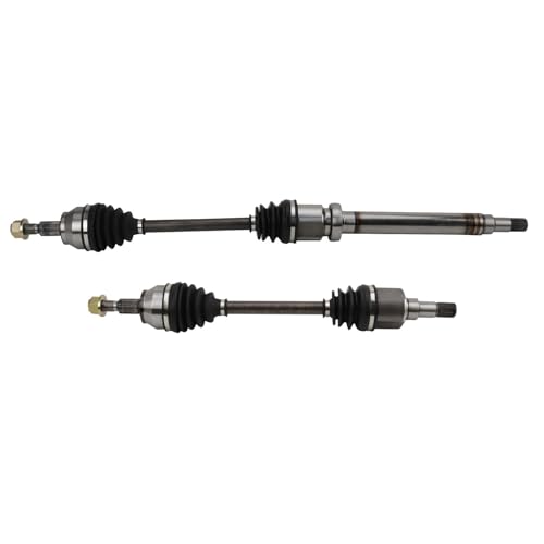 TRQ Front Driver & Passenger Side CV Axle Assembly Set for 12-18 Ford Focus From 12/15/11 Production Date - style: CSA34330