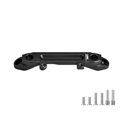 GPM Front Upper Shock Tower Brace 6061-T6 Alloy for Axial SCX10 III Jeep JLU CJ-7 Ford Bronco Chevy K10 Rock Crawler (Black) - color: Black