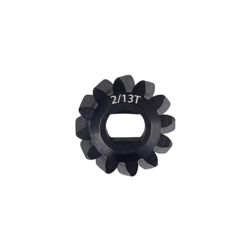 DJX 2/13T Axle Worm Gear Upgrades Part for 1/30 Axial SCX30 Jeep Wrangler JLU Bronco (13T) - size: 2/13T