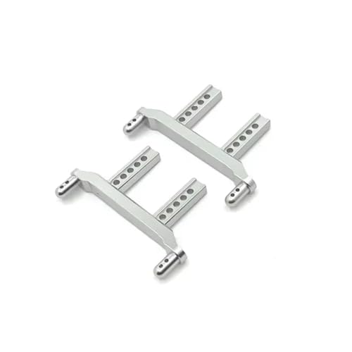 RC Cars Models For SCY 16101 16102 16103 1/16 Metal Body Mounts RC Car Tracked Vehicles Trucks Parts Accessories And Upgrades Replacement Repair(Silver) - color: Silver