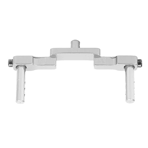 RC Body Post Mounts, CNC Machined Aluminum Alloy RC Front Mount Shell Column Compatible with SCX24 1/24 RC Cars(Silver)