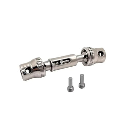 For Mjx For Hyper Go H12Y+ 1/12 Rc Car Metal Upgrade Parts Model Crawler Truck For Buggy Hardened Front Rear Drive Shafts RC Car Transmission Shaft(Front) - size: Front