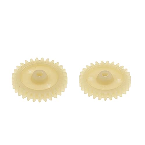 Replacement Part For 2Pcs Plastic Racing Car 1/28 Reduction Gears 27/29 Pinion For K989-31 Kits RC Car Parts