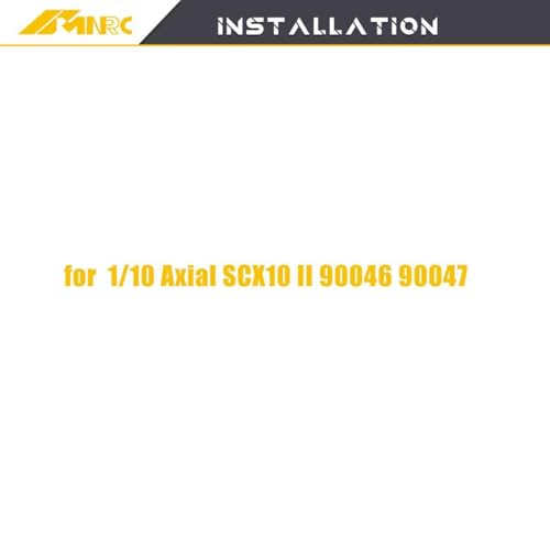 Alum Body Post Mount Front & Rear Shell Column for for Axial SCX10 II 90046 90047 1/10 RC Upgrades Part Black - color: Black