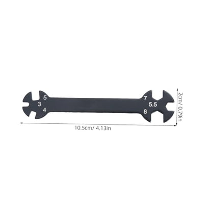 ORFOFE Multifunctional Rod Wrench Tool for Car Turnbuckles Black Adjusting Tool for Easy Use Handy for Mechanics and Enthusiasts