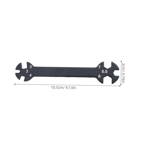 ORFOFE Multifunctional Rod Wrench Tool for Car Turnbuckles Black Adjusting Tool for Easy Use Handy for Mechanics and Enthusiasts