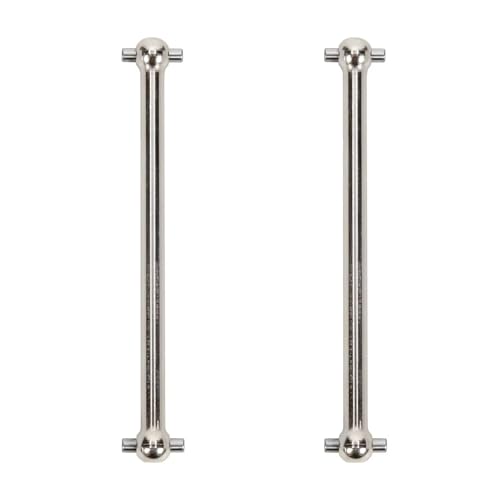 RC car Components Compatible with Losi for LMT LOS242049 LOS04027 LOS04021 LOS04024 1/8 RC Car Parts Steel Rear Dogbones Drive Shaft 5x87mm(Silver) - color: Silver
