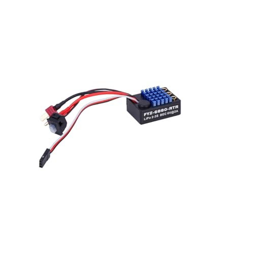 35A Sensorless HSP Brushless ESC 5V/2A BEC Waterproof Electric Speed Controller for 1/18 1/16 1/14 Drifting Short-Course Truck Wltoys HSP Upgrades Monster Truck (Built-in)