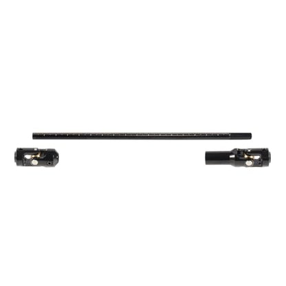 SCX10 Drive Shaft 2PCS SCX10 Driveshaft Stainless Steel Rear Front Driver Shaft 68-229mm Cut to Length for 1/10 RC Crawler LCG Rig Sportsy Scalers GSPEED Capra SCX10 Pro Element DIY SCX10 (Black) - color: Black