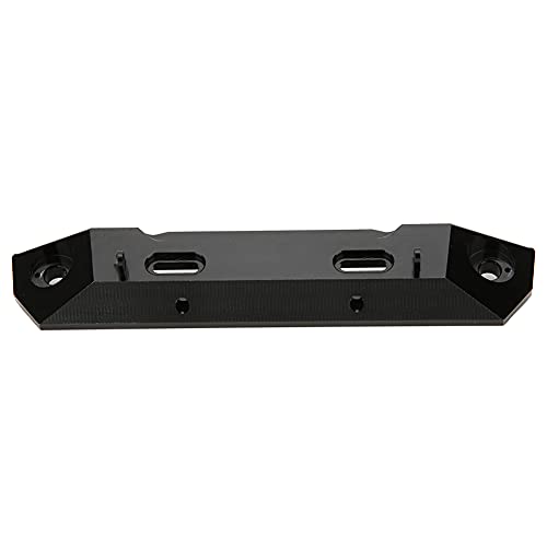 RC Aluminum Alloy Front Bumper for RGT 1/10 Truck, Front Anti - Collision Bar, Lightweight Durable Upgrade Part, Compatible with EX86100 Off - Road Rock Cruiser (Black R86025BL) - color: Black R86025bl
