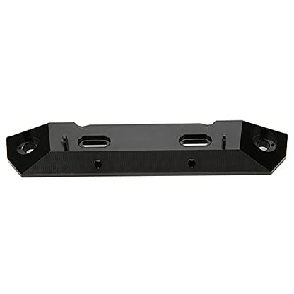 RC Aluminum Alloy Front Bumper for RGT 1/10 Truck, Front Anti - Collision Bar, Lightweight Durable Upgrade Part, Compatible with EX86100 Off - Road Rock Cruiser (Black R86025BL) - color: Black R86025bl