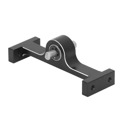 70mm Aluminum Alloy Transfer Case for 1/10 RC Crawler, Wireless - Ready D - Shaft Gearbox with 5mm Steel D - Shaped Shaft, Compatible with SCX10 III and Gen8 (Black) - color: Black