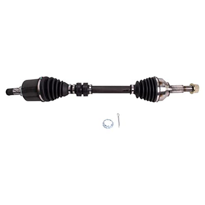 TRQ Front Driver Side CV Axle Assembly Compatible with 2011-2017 Nissan Juke FWD CVT - style: CSA34114