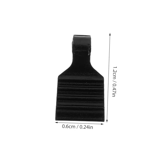 STOBOK 4pcs Aluminum Alloy Rc Car Body Clips Pull Tabs Easy-Replace Pins for Rc Car Accessories Black Clips for Secure Assembly