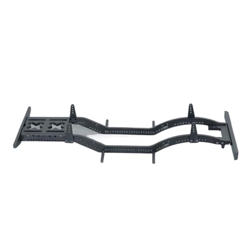 for Axial for SCX10 D90 TF2 B5 1/10 Metal for Chassis Set Rails Frame with Shock Towers for Leaf Springs Mounting Holes RC Crawler Upgrade RC Car Parts