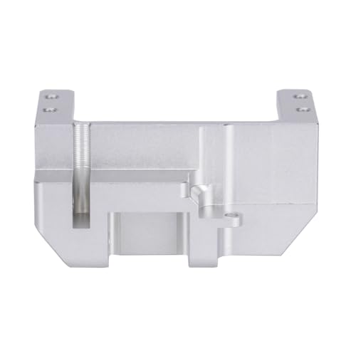 SCX10 III Servo on Axle Mount, AR45P Portal Axle 4-Link Suspension for 1/10 RC Crawler Car SCX10 III Aluminum Alloy Upgrade Parts (Silver) - color: Silver