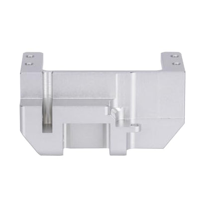 SCX10 III Servo on Axle Mount, AR45P Portal Axle 4-Link Suspension for 1/10 RC Crawler Car SCX10 III Aluminum Alloy Upgrade Parts (Silver) - color: Silver