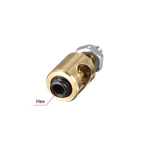 uxcell Linkage Stoppers Connecting Servo Arm,Push Rod for RC Airplane,D5x3mm 5pcs