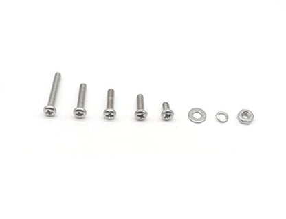 cSeao 550pcs M2.5 Pan Phillips Head Machine Screws Nuts Washers Assortment Kit, 304 Stainless Steel, M2.5 x 5mm/ 8mm / 10mm / 12mm / 16mm - size: M2.5