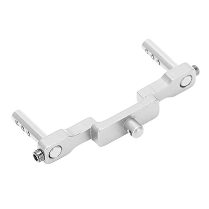 RC Body Post Mounts, CNC Machined Aluminum Alloy RC Front Mount Shell Column Compatible with SCX24 1/24 RC Cars(Silver)