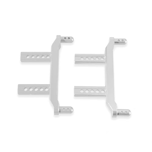 kowaku 2X 1/16 RC Car Body Post Mounts RC Shell Column Easy to Install RC Body Post Spare Parts for 16102Pro RC Car Crawler DIY Accs, Silver