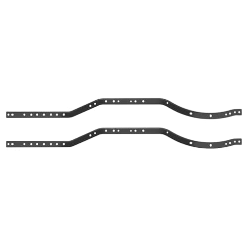 RC Car Frame Parts For Axial 90027 For SCX10 II 90046 90047 2Pcs/Set Steel Chassis Frame Rails RC Car Crawler Truck Vehicle Replacement And Repair