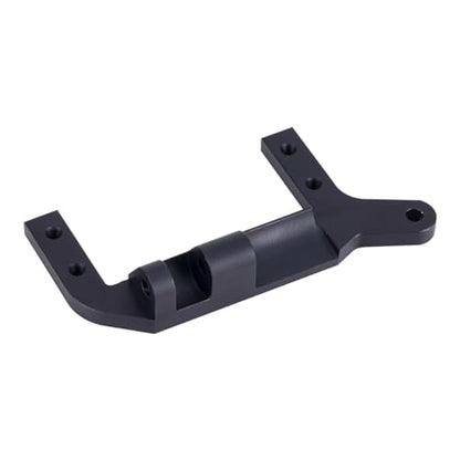 TRX4 Servo on Axle Mount, Aluminum TRX4 SOA Mount 4-Link Suspension for 1/10 RC Crawler Car, CNC Aluminum Servo Mount for Traxxas TRX4 (Black) - color: Black