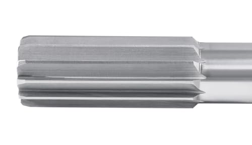 Accusize Industrial Tools 1-1/2'' H.S.S. M2 Straight Shank Straight Flute Chucking Reamer, Flute Length 3-1/2'', Oal 12-1/2'', Rh, 12 Flute, 5015-0340 | 1-1/2" HSS M2 Straight Shank Straight Flute Chucking Reamer, Flt Len 3-1/2", OAL 12-1/2", Right Hand C