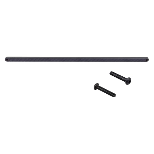 XTPTFABS 1SET Carbon Center Chassis Brace/Center Brace Bar,Lightweight | Fit for Arrma Vendetta 3s BLX,Carbon Fiber Plate,Easy to Install,Improving the Shock Absorption