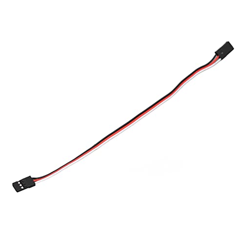 Servo Extension Cable 3 Pin Brass Core High Conductivity Flexible Durable Wire for RC Cars Drones Helicopters Aircraft 10PCS Set (200mm Female to Female) - size: 200mm female to female