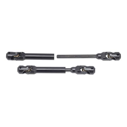 Universal Drive Shaft Transmission Shaft Metal Drive Shaft CVD Axle Set Lightweight Metal CNC Machined Suitable for RC Model Car Truck, Hole to Hole 60-77mm - color: Hole to Hole 60-77mm